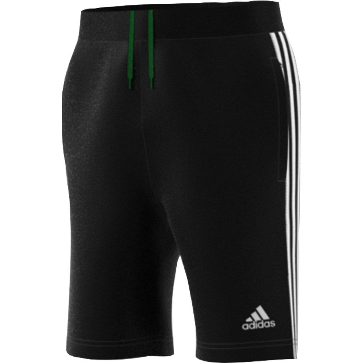 Adidas B BOLD SHORT – BLACK/CORGRN/WHITE