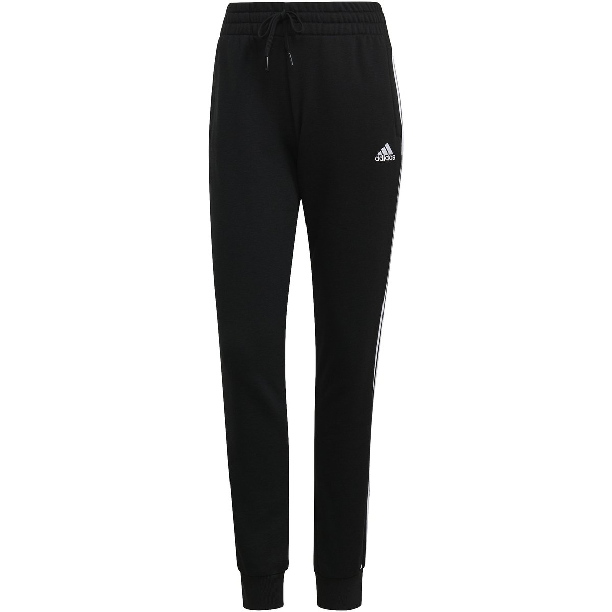 Adidas Essentials French Terry 3-Streifen Hose – BLACK/WHITE