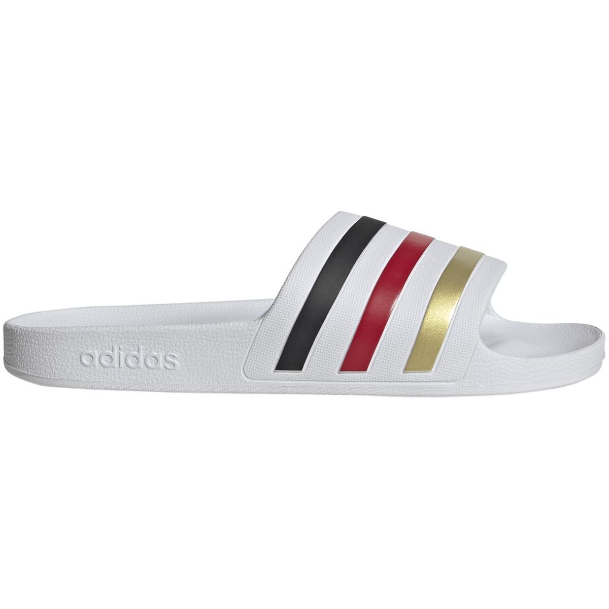 Adidas ADILETTE AQUA – FTWWHT/CBLACK/GOLDMT