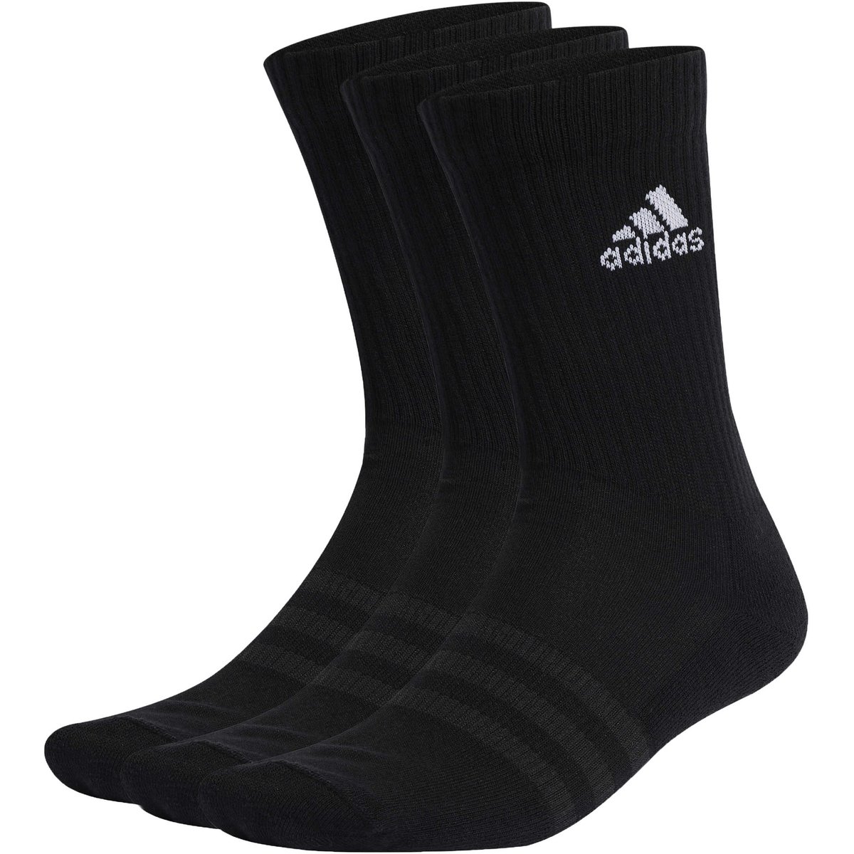 Adidas Socken Cushioned Crew, 3 Paar – BLACK/WHITE