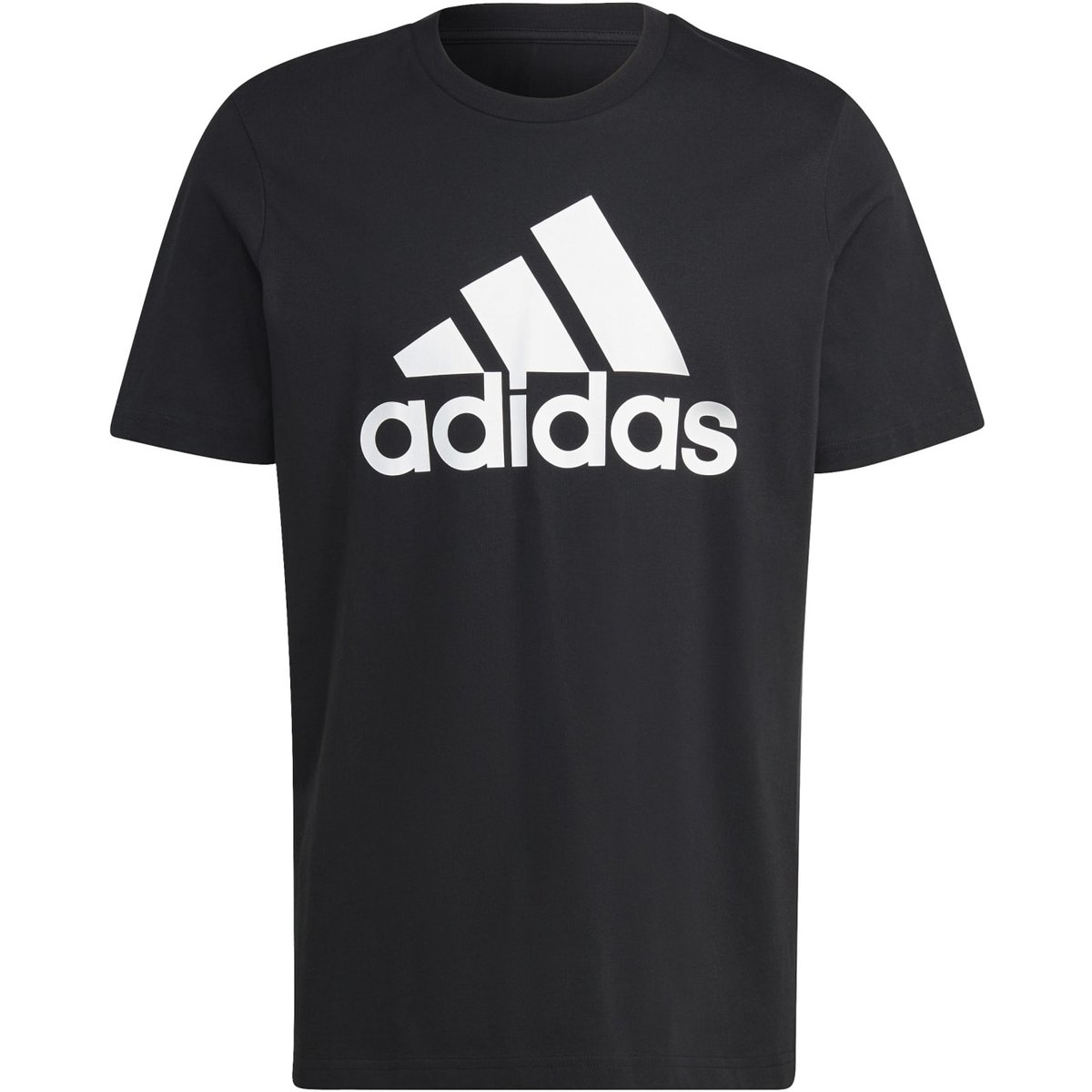 Adidas Shirt Essentials Single Jersey Big Logo – BLACK/WHITE