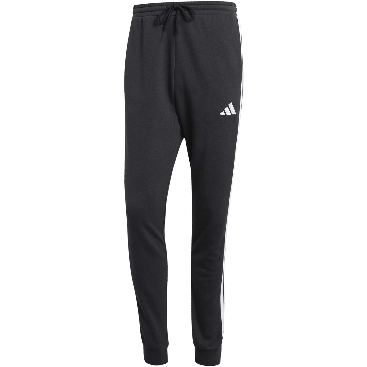 Adidas Hose Essentials 3-Streifen French Terry – BLACK/WHITE