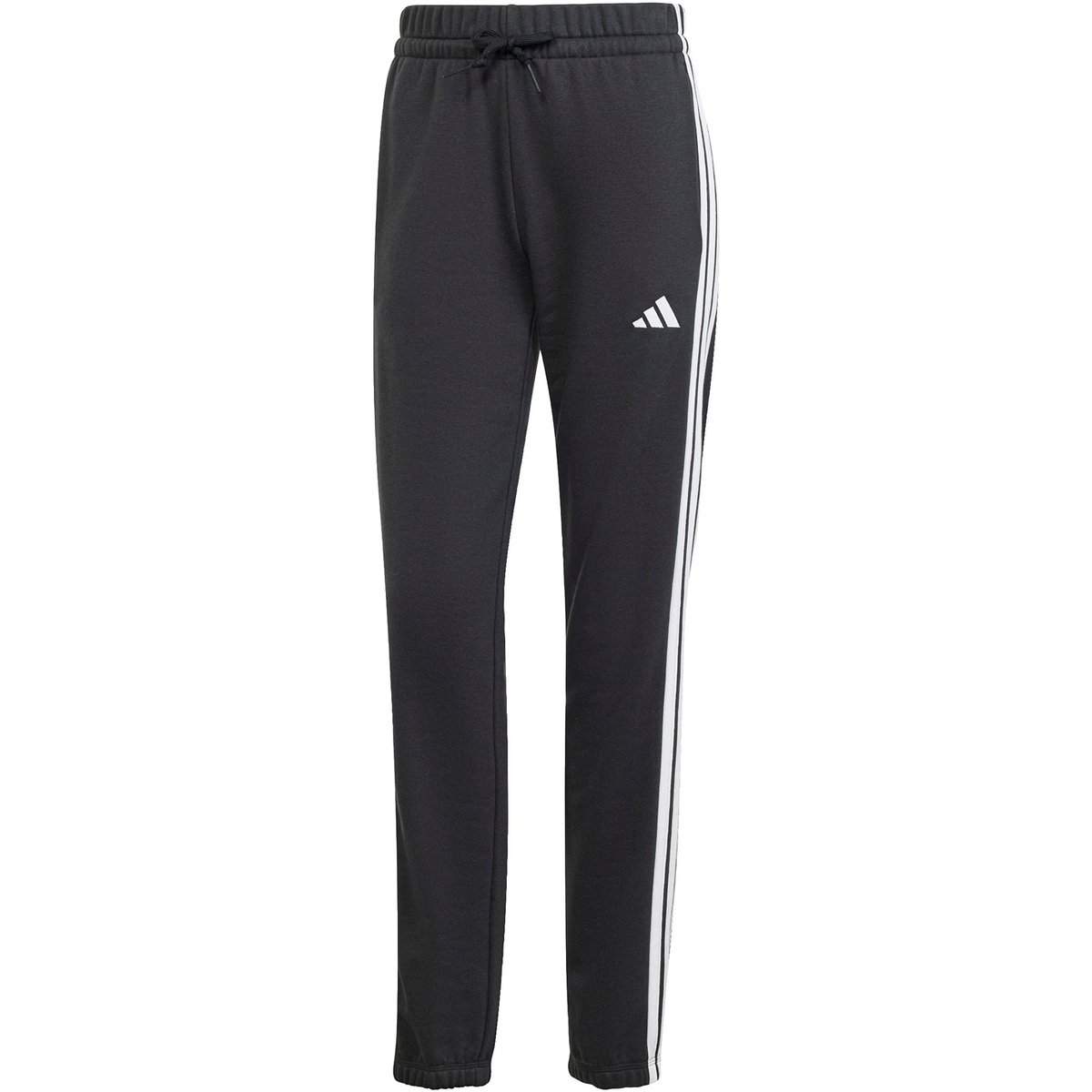 Adidas Hose Essentials 3-Streifen French Terry Cuffed – BLACK/WHITE