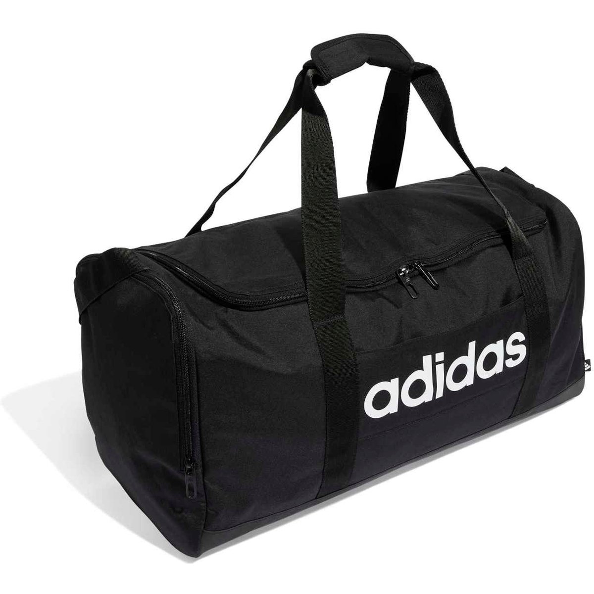 Adidas LINEAR DUFFEL M – BLACK/BLACK/WHITE