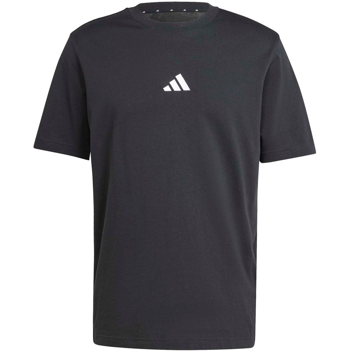 Adidas Shirt Essentials Small Logo Single Jersey – BLACK/WHITE