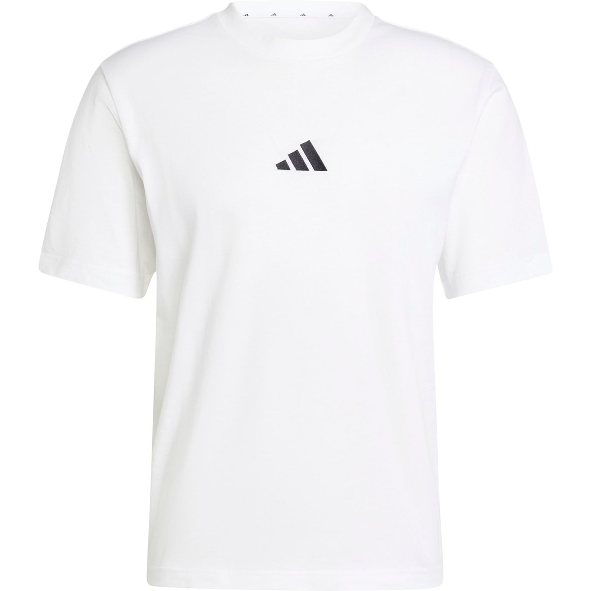 Adidas Shirt Essentials Small Logo Single Jersey – WHITE/BLACK