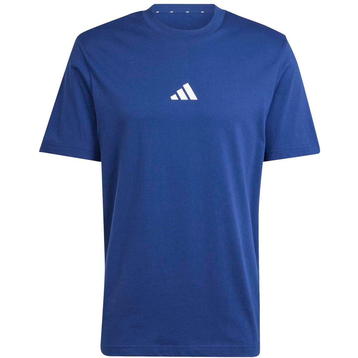 Adidas Shirt Essentials Small Logo Single Jersey – DKBLUE/WHITE