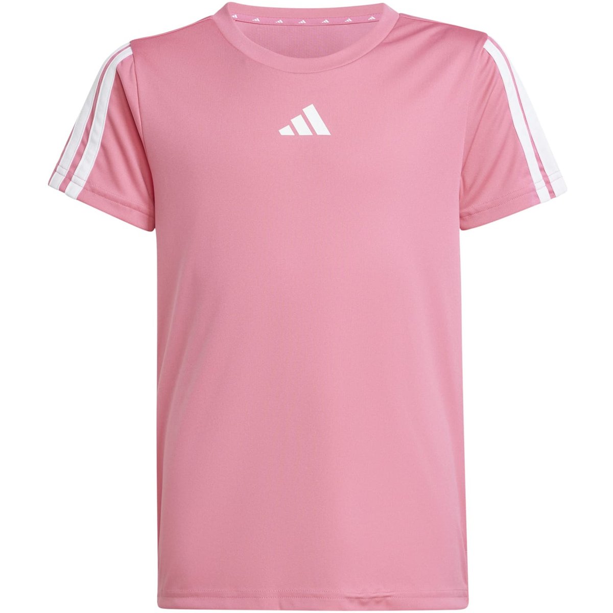 Adidas Shirt Training Essentials 3-Streifen Kids – PNKFUS/WHITE