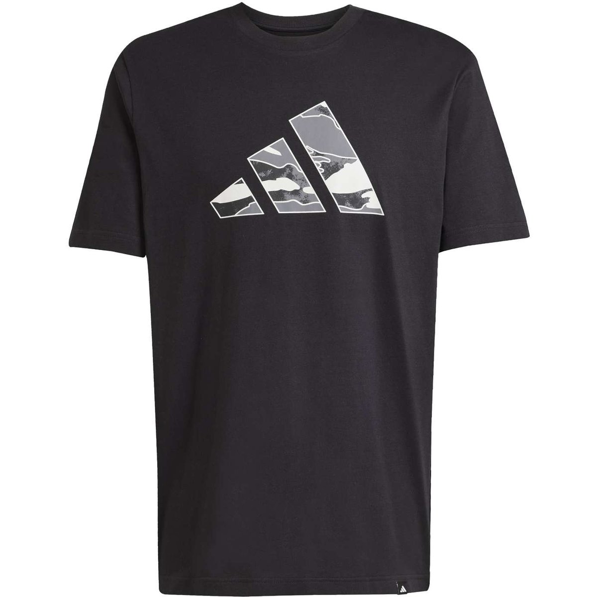Adidas M CAMO LOGO T – BLACK