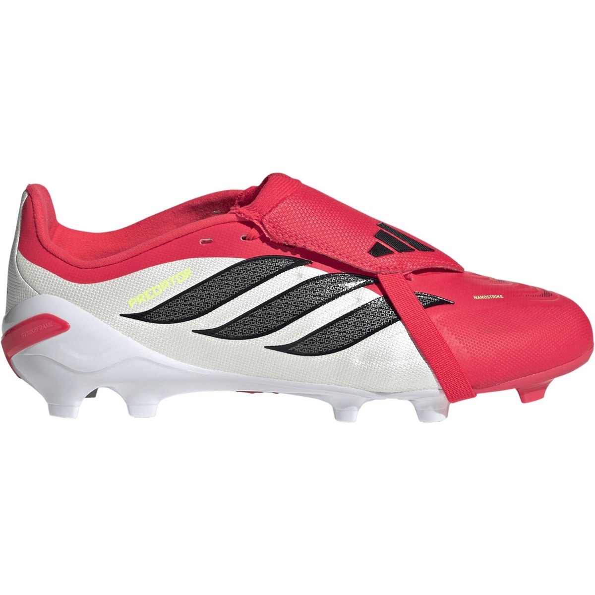 Adidas Fussball-Rasenschuhe PREDATOR LEAGUE Fold-Over Tongue Firm Ground Kids – LUCRED/CBLACK/FTWWHT
