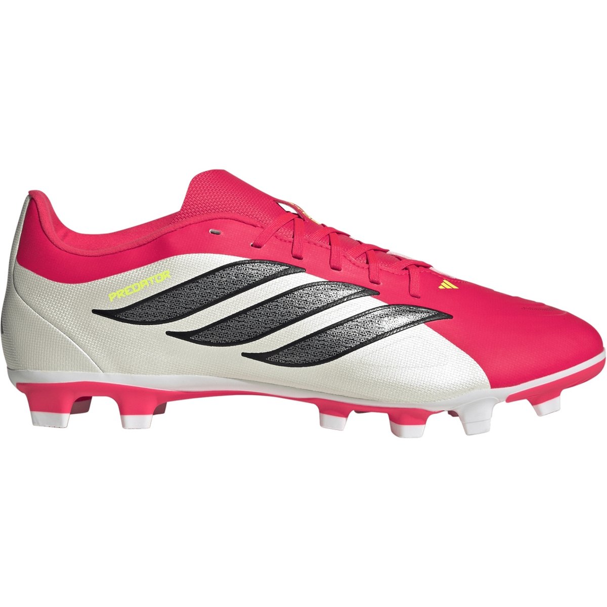 Adidas Fussball-Rasenschuhe Predator Club Firm Ground/Multi Ground – LUCRED/CBLACK/FTWWHT