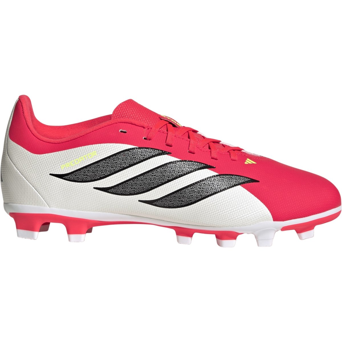 Adidas Fussball-Rasenschuhe Predator Club Firm Ground/Multi Ground Kids – LUCRED/CBLACK/FTWWHT