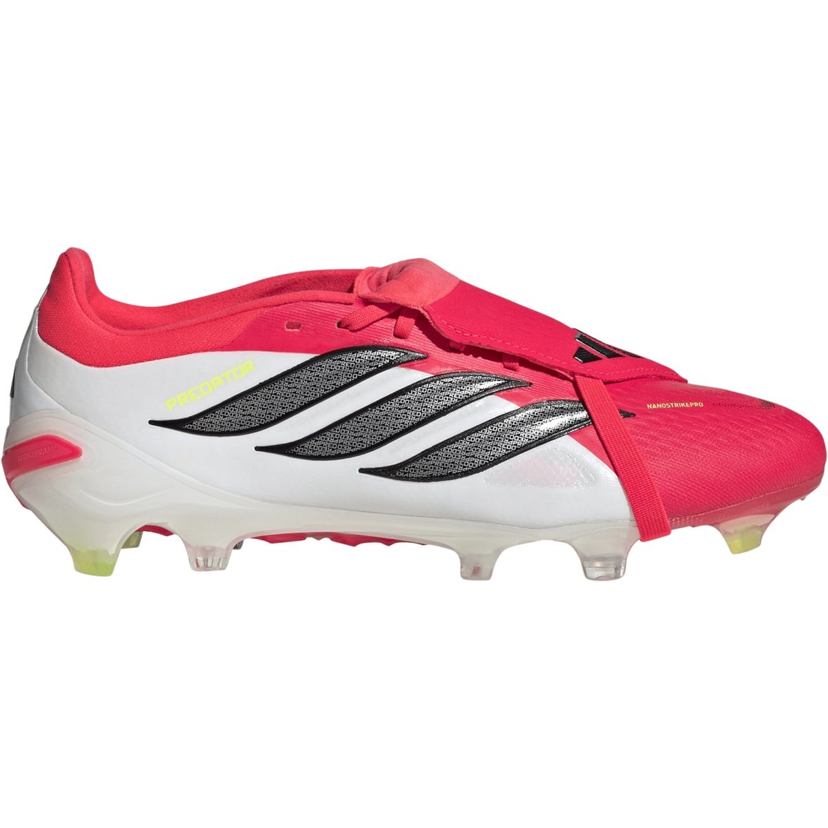 Adidas Fussball-Rasenschuhe PREDATOR PRO Fold-Over Tongue FG – LUCRED/CBLACK/FTWWHT