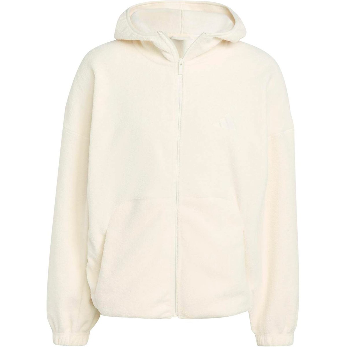 Adidas Kapuzensweat Future Icons Small Logo Low Pile Fleece – CREWHT