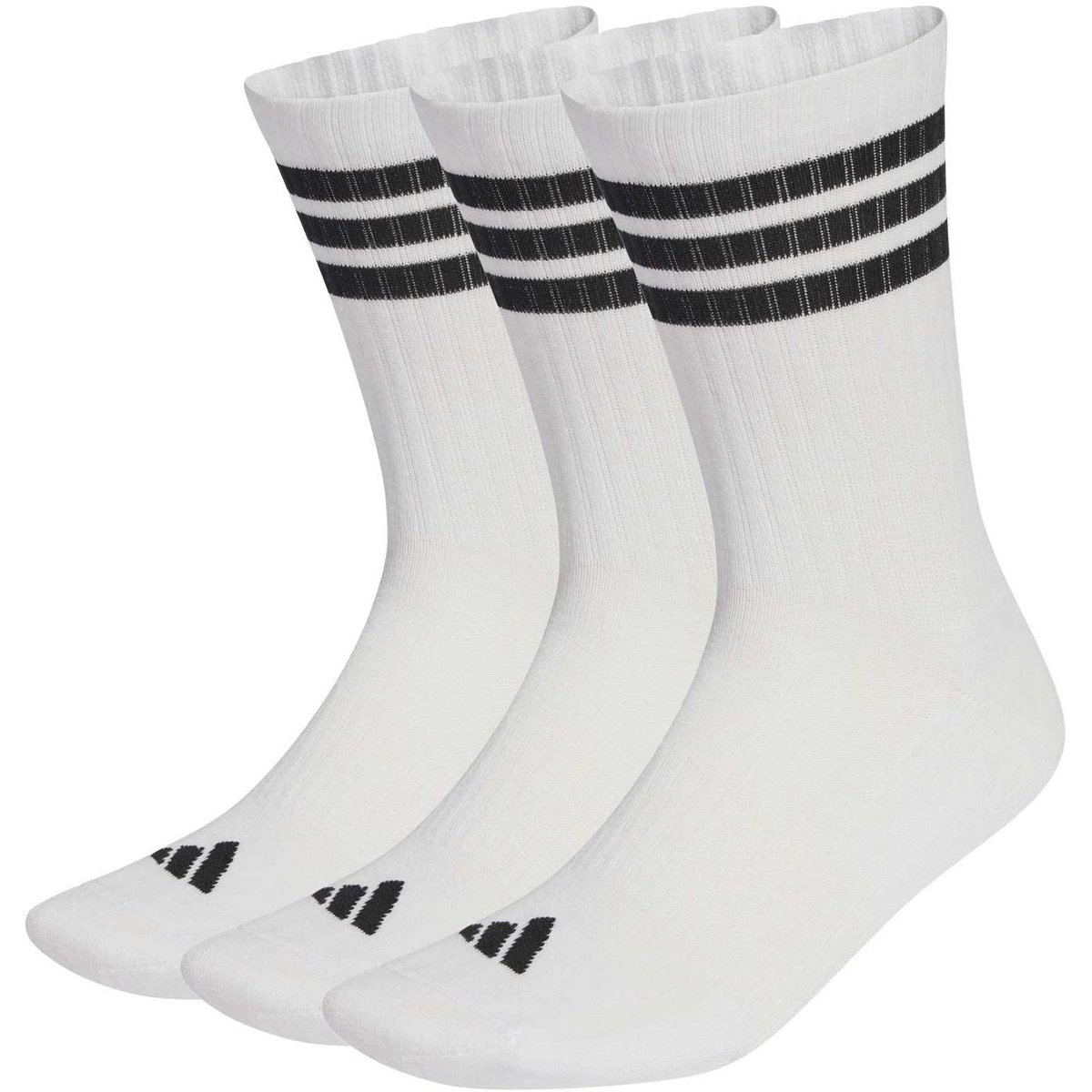 Adidas 3S ESS C CRW 3P – WHITE/BLACK/BLACK