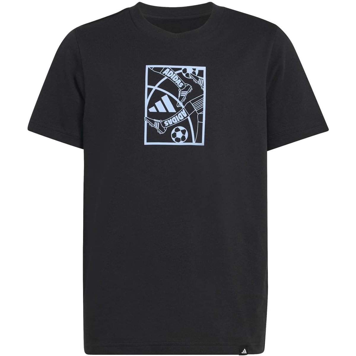 Adidas J FOOTBALL T – BLACK