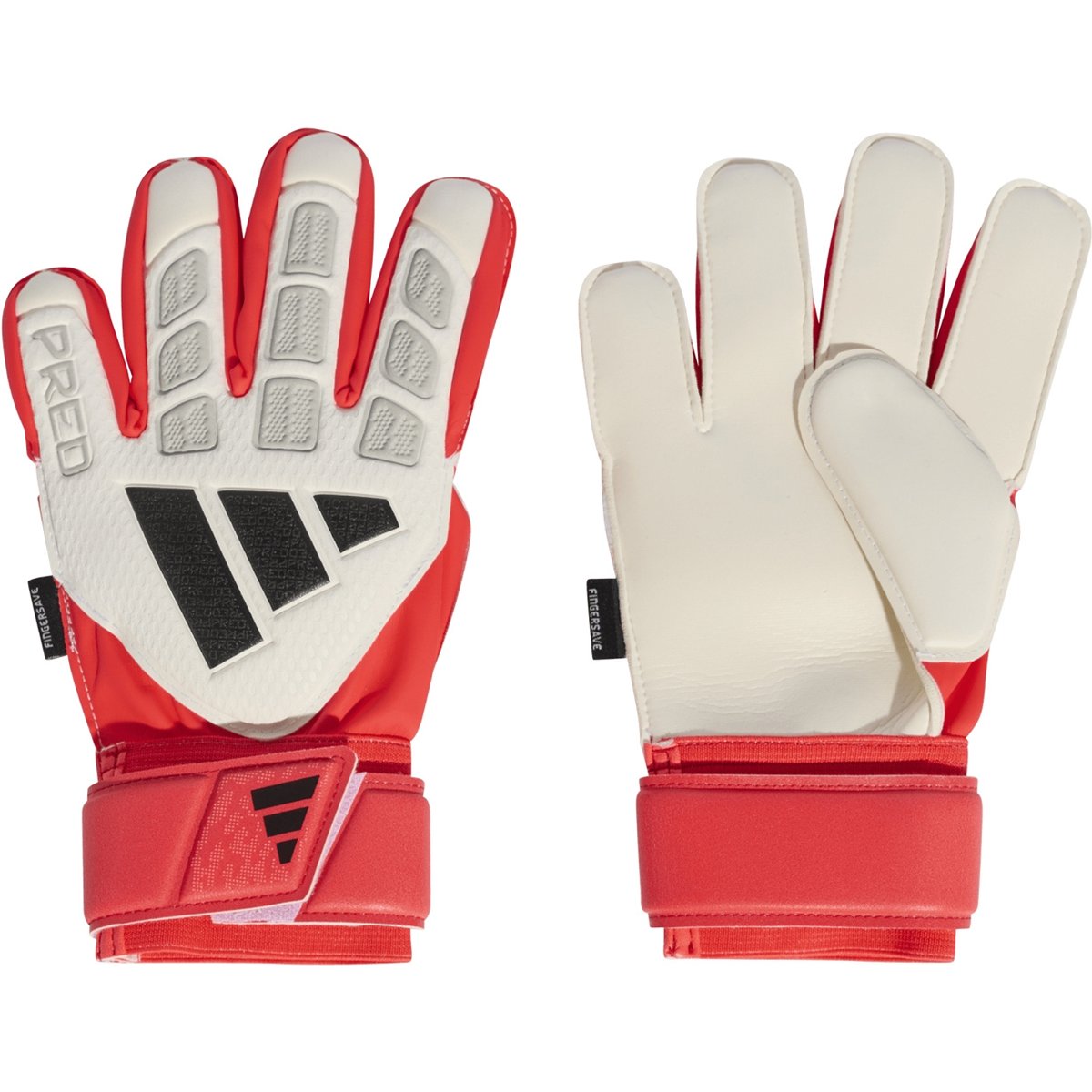 Adidas Handschuhe PREDATOR MATCH FINGERSAVE JUNIOR – WHITE/LUCRED/BLACK