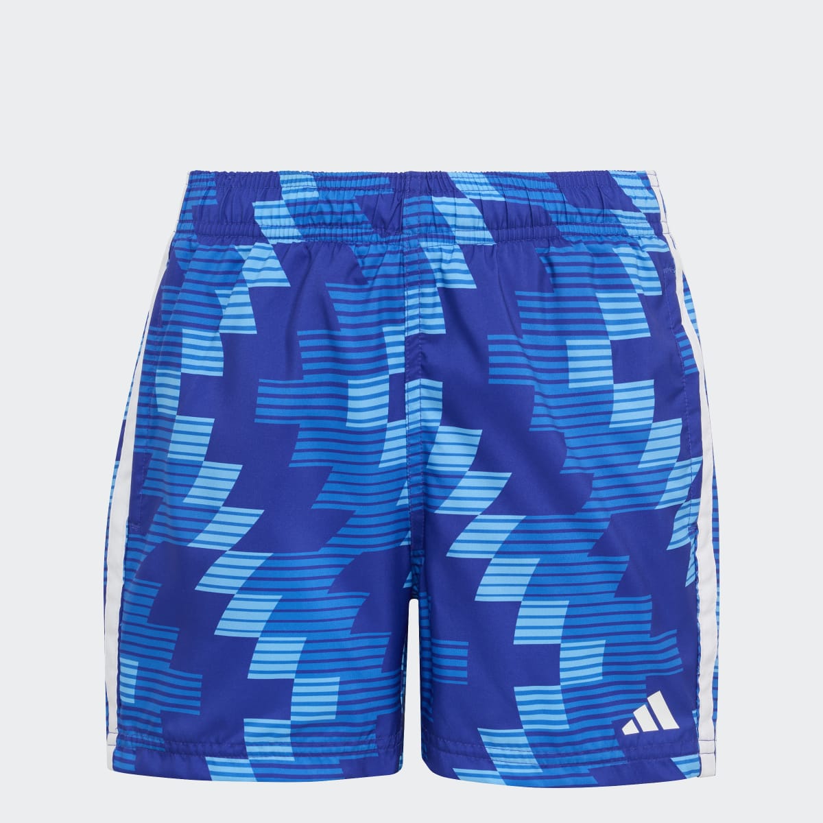 Adidas FB AOP 5IN Badeshorts Kinder – LUCBLU/WHITE