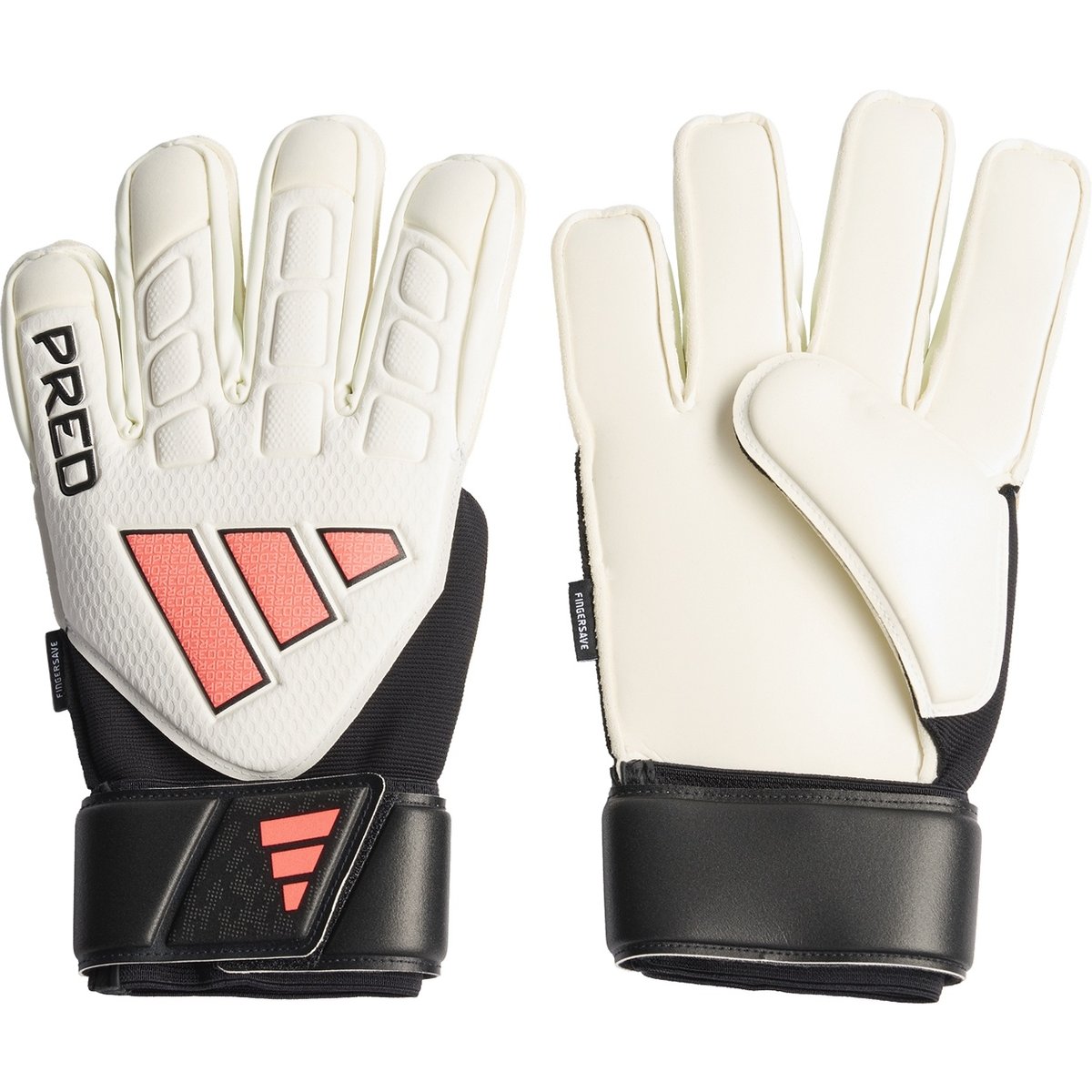 Adidas Handschuhe Predator Match Fingersave – WHITE/BLACK/SOLTUR