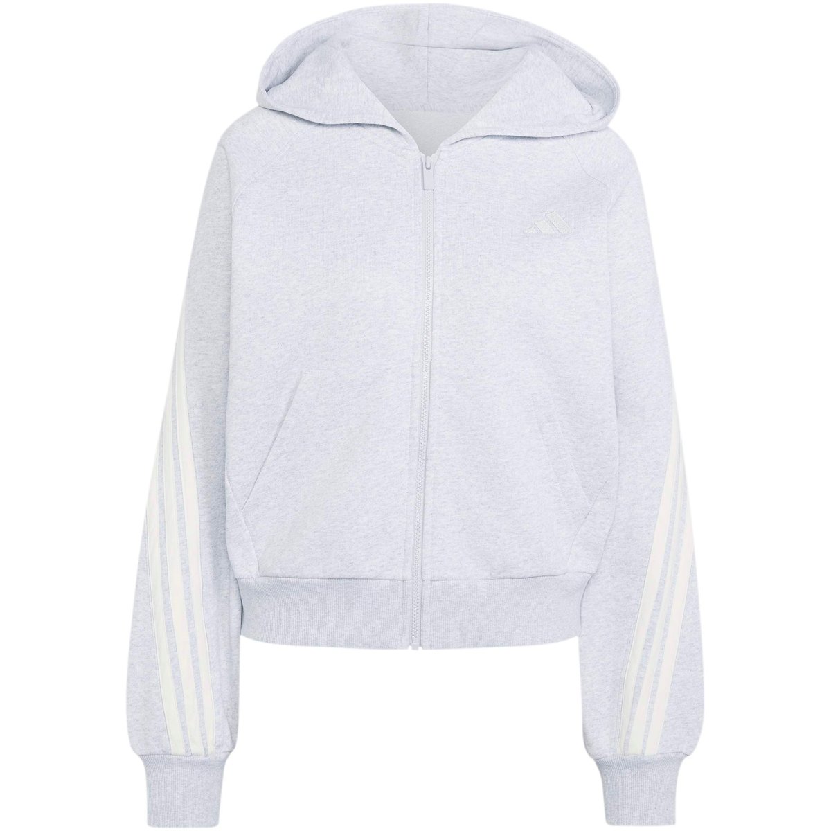 Adidas Kapuzensweat KIT 3-STREIFEN – LGREYH/OWHITE