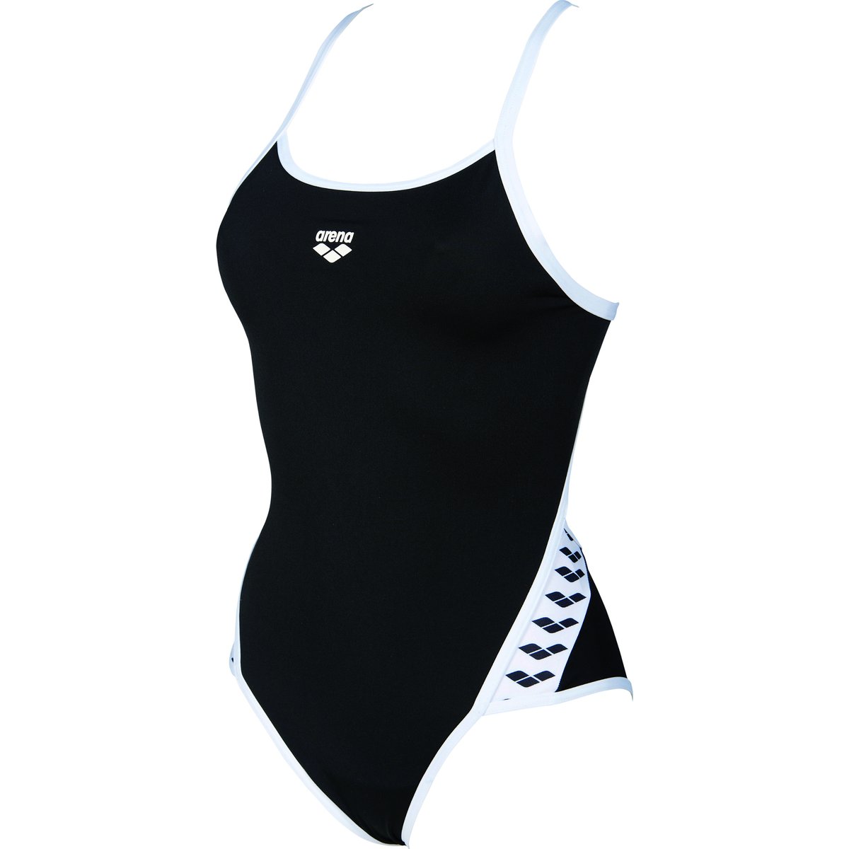 Arena W TEAM STRIPE SUPER FLY BACK ONE PI – BLACK-WHITE