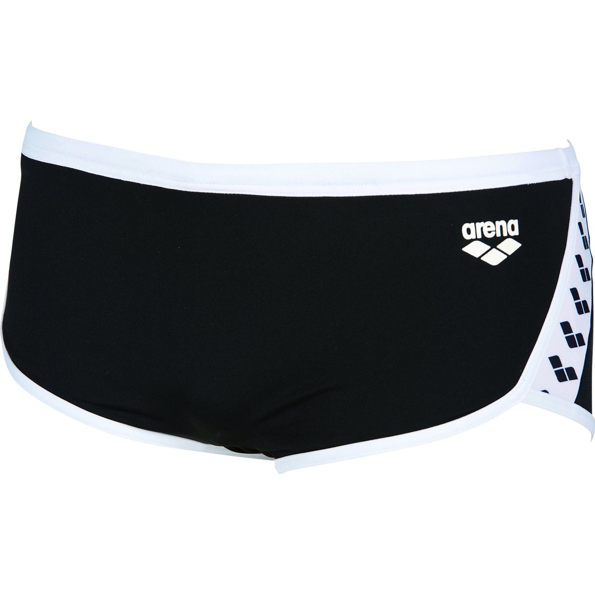 Arena M TEAM STRIPE LOW WAIST SHORT – BLACK-WHITE