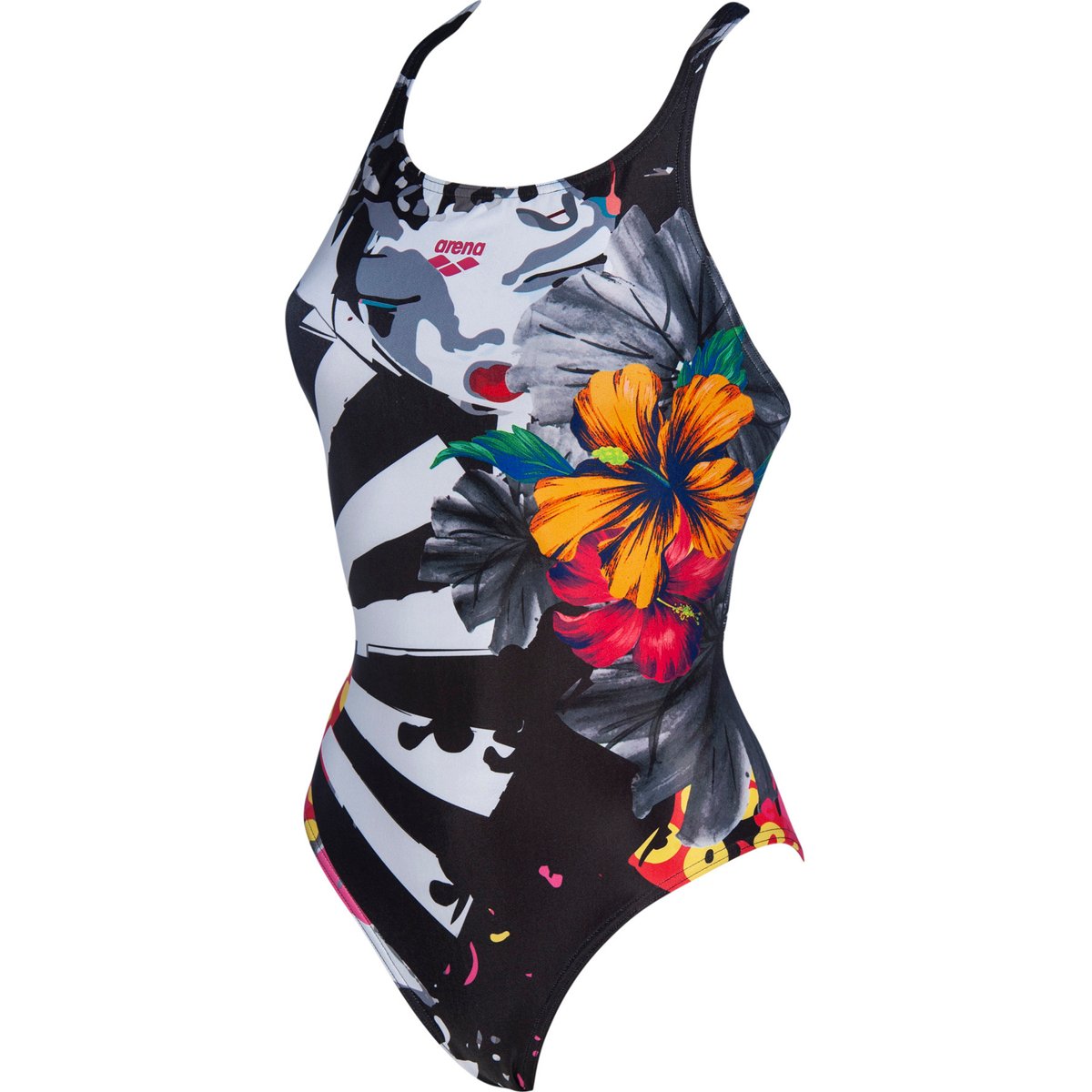 Arena W ARENA ONE AKINA SWIM PRO ONE PIEC – MULTI-BLACK