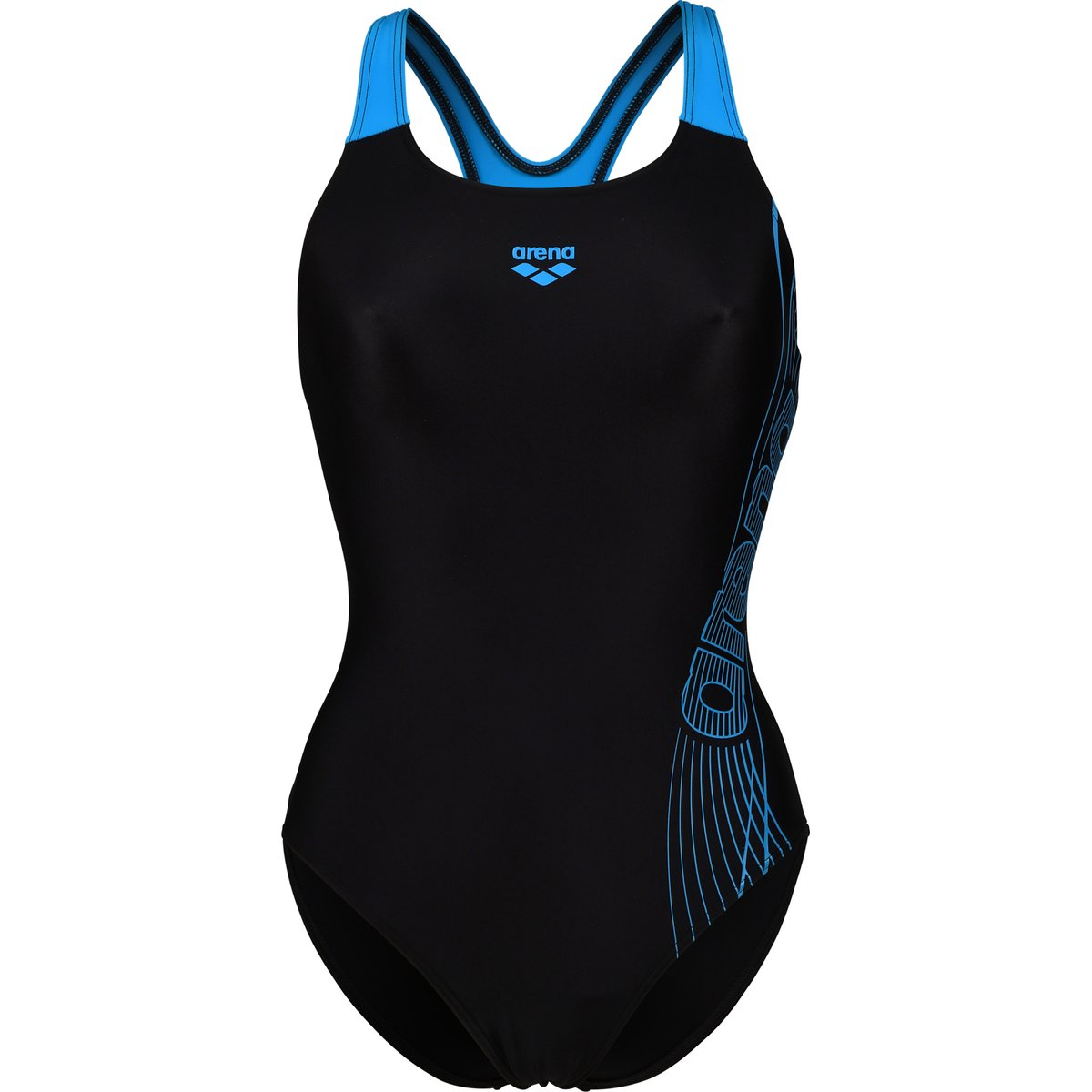 Arena WOMEN'S ARENA DREAMY SWIMSUIT SWIM PRO BACK – BLACK-TURQUOISE