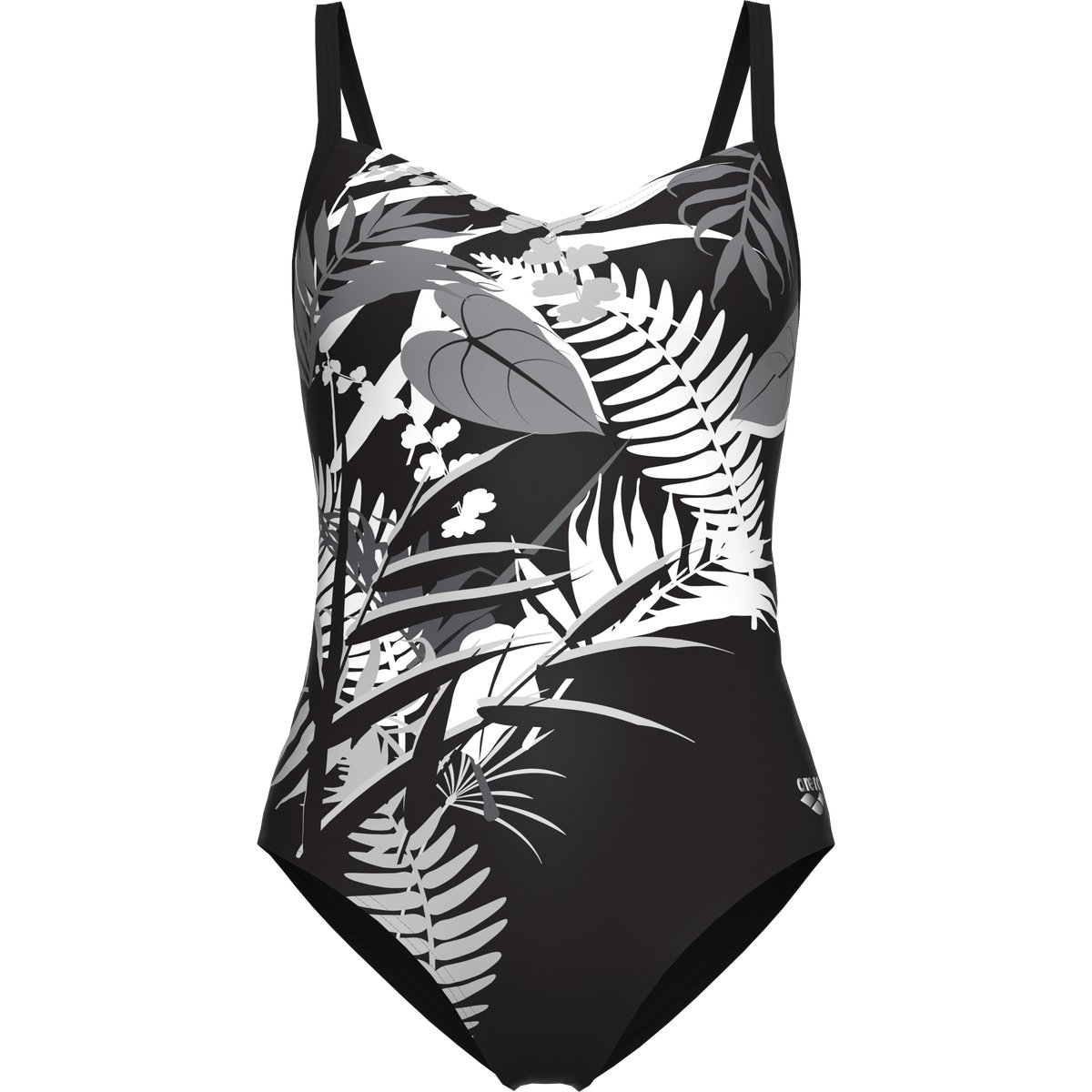 Arena WOMEN'S BODYLIFT SWIMSUIT LUCY – BLACK MULTI-BLACK
