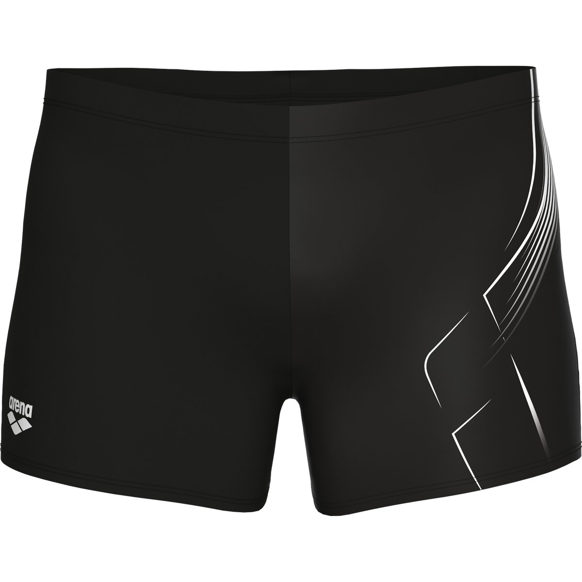 Arena MEN'S ARENA DIVE SWIM SHORT – BLACK-WHITE