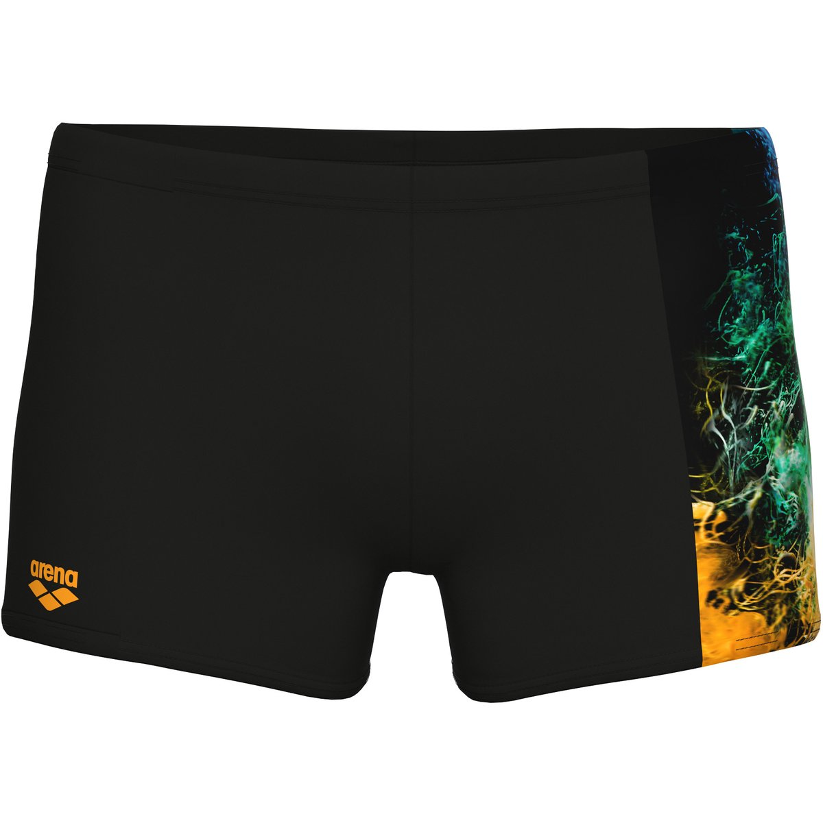 Arena MEN'S ARENA VIBRANT SWIM SHORT – BLACK-BLACK MULTI