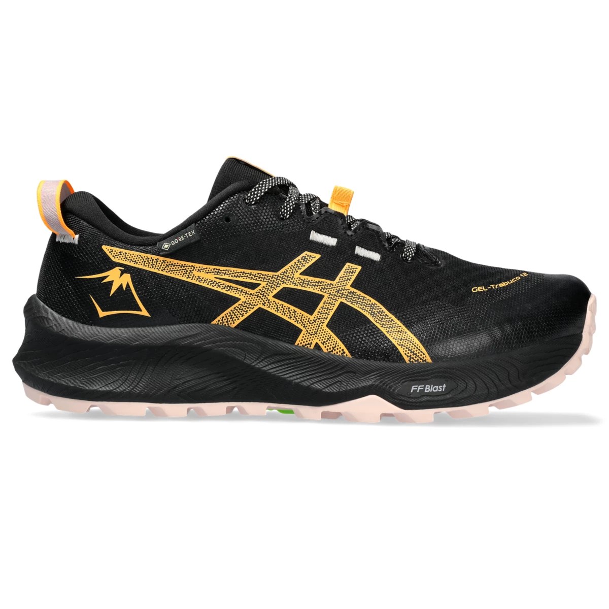 Asics GEL-Trabuco 12 GTX – BLACK/STADIUM ORANGE