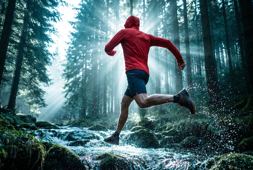 Running bei Intersport Stähle – Bild mit KI gestaltet