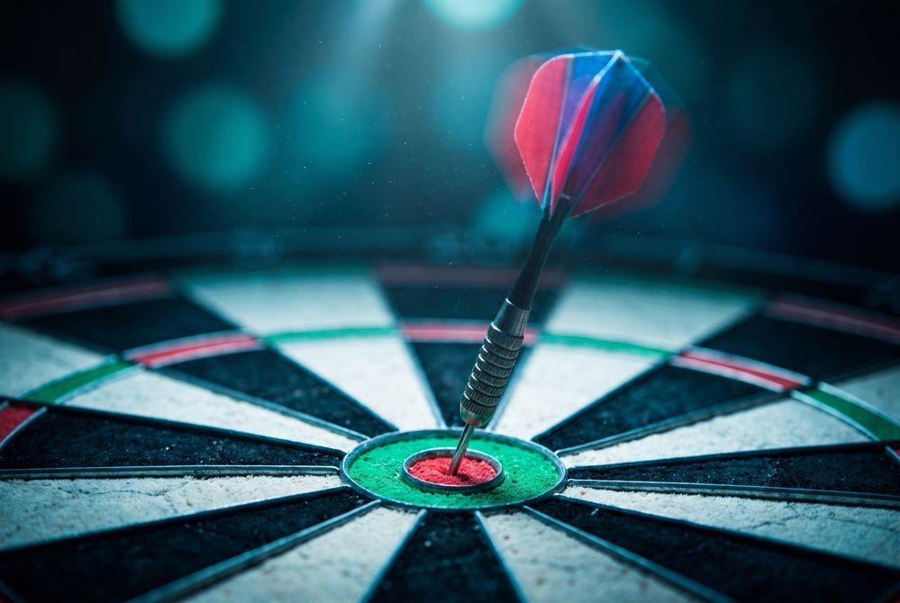 Darts & Spiele bei Intersport Stähle – Bild mit KI gestaltet