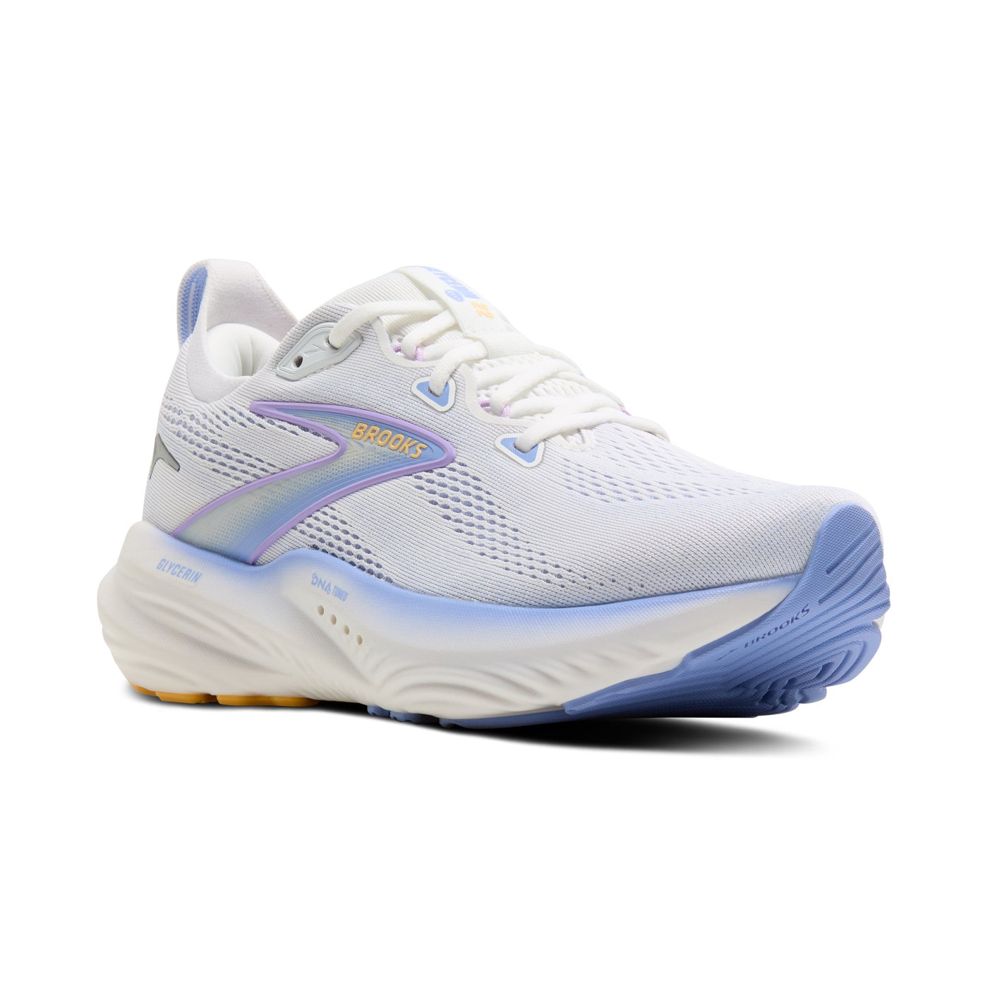 Brooks Glycerin 22 – White/Blue Heron/Apricot