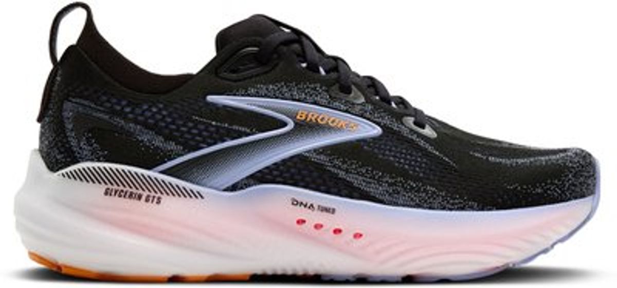 Brooks Glycerin GTS 22 – Black/Blue Heron/Orange
