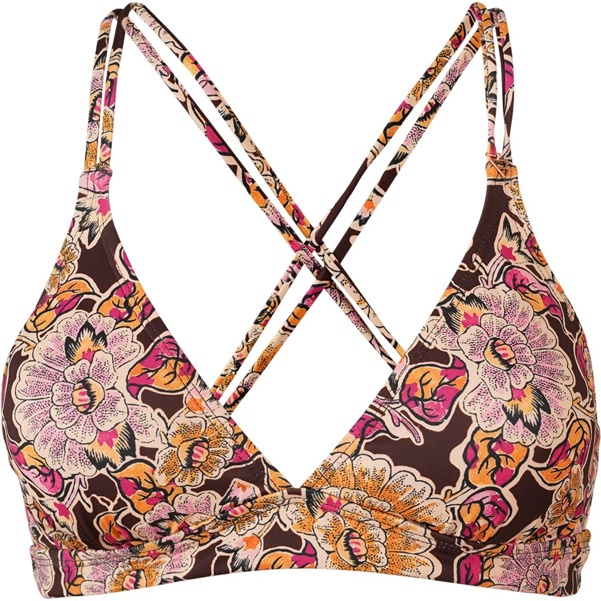 Brunotti Delphinia-Sakai Women Bikinitop – Sakai Flower Pink