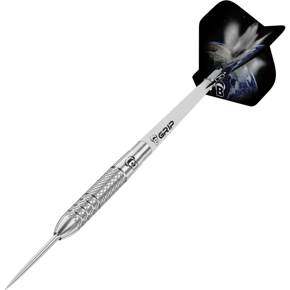BULL'S Meteor MT8 Steel Dart – SILBER
