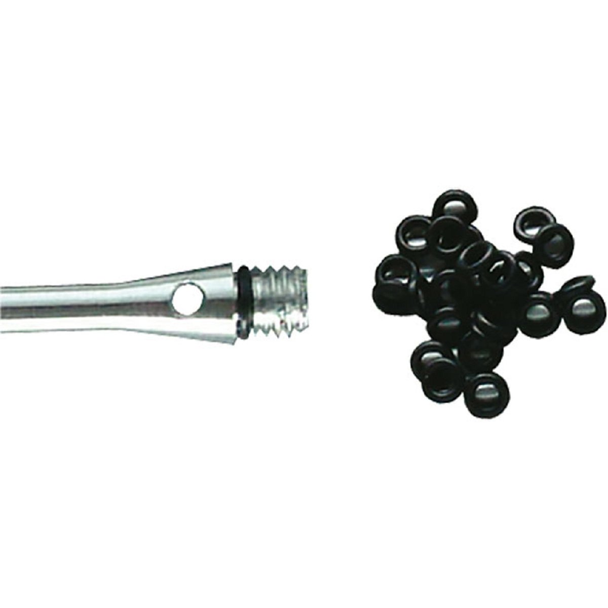 BULL'S O-Ringe für Shaft 6 mm – SCHWARZ