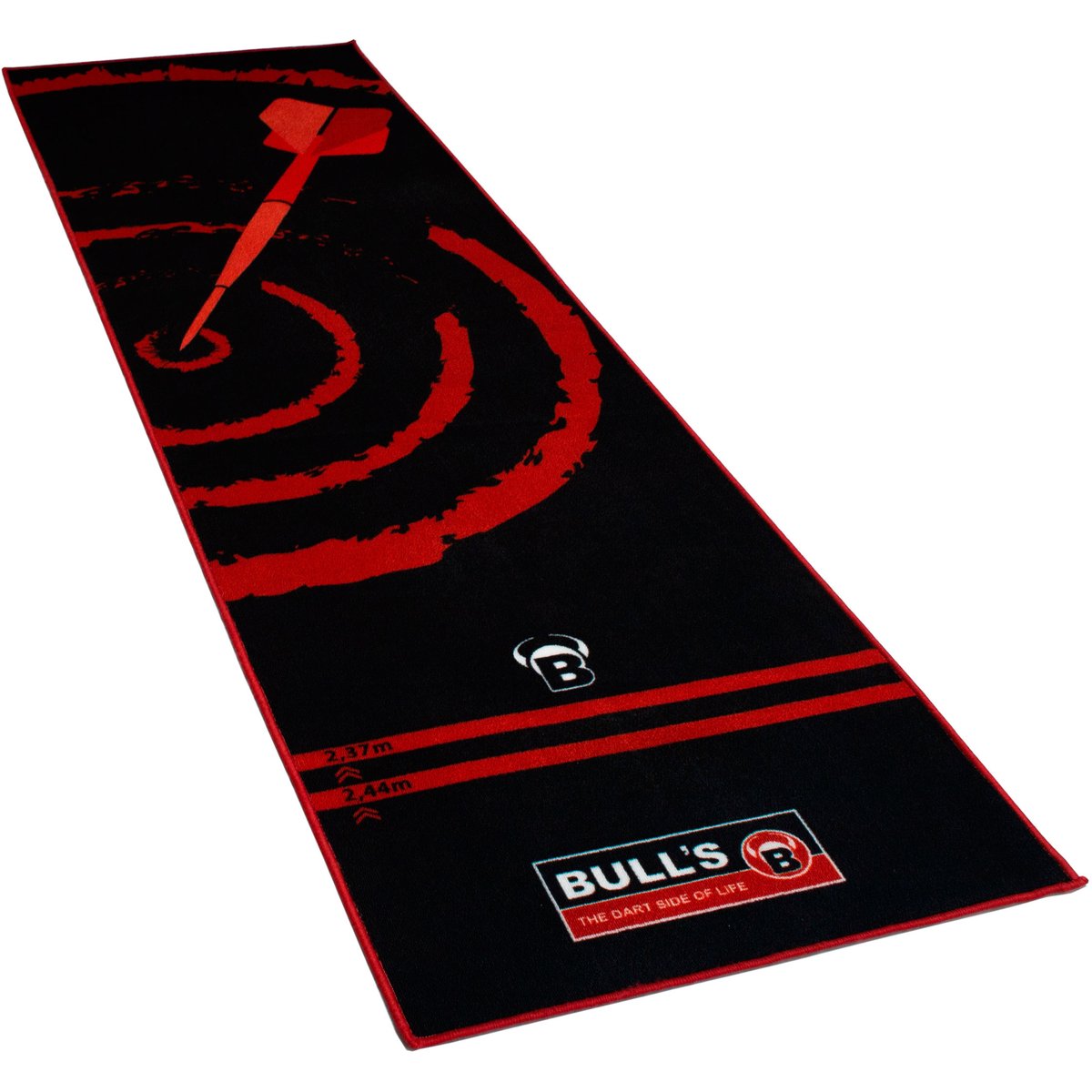 BULL'S Carpet Mat 140 Red – DUNKELROT
