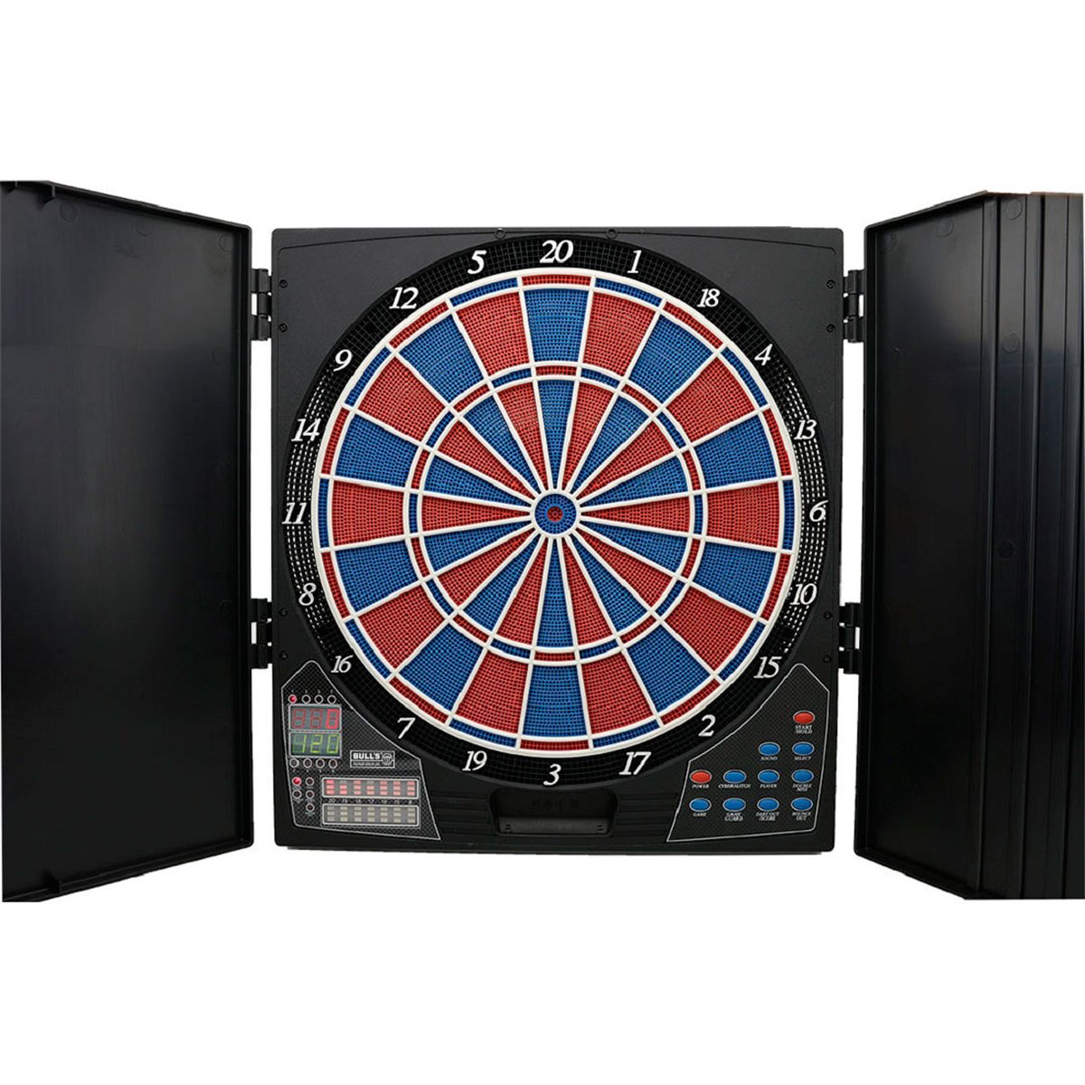 BULL'S Lightning RB Sound Elektronik Dartboard – Multicolor