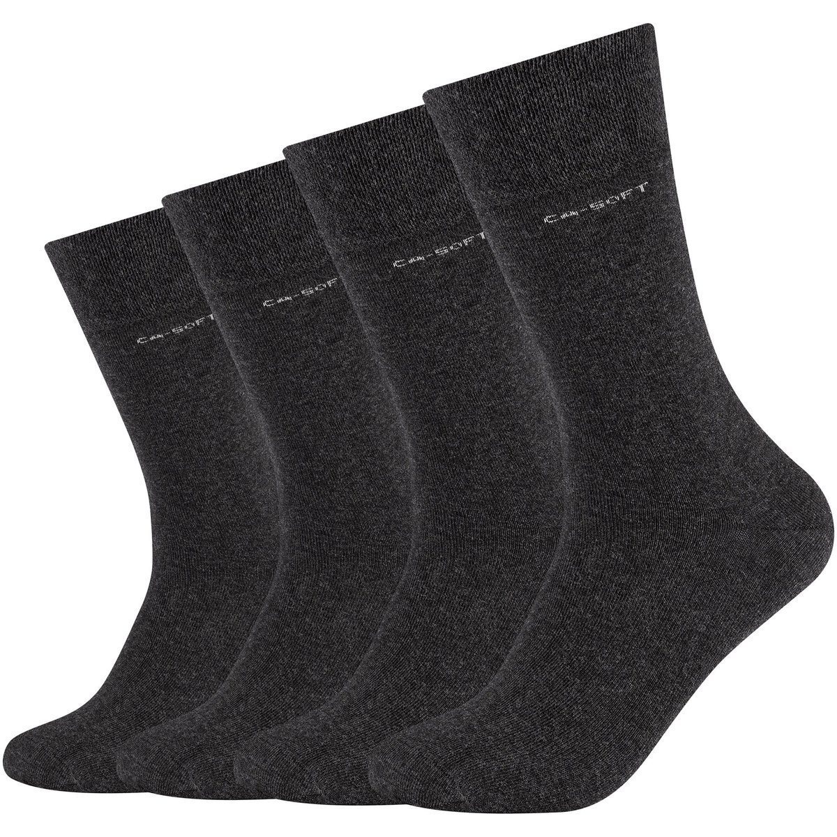 Camano Online Unisex ca-soft Socks 4p – ANTHRACITE