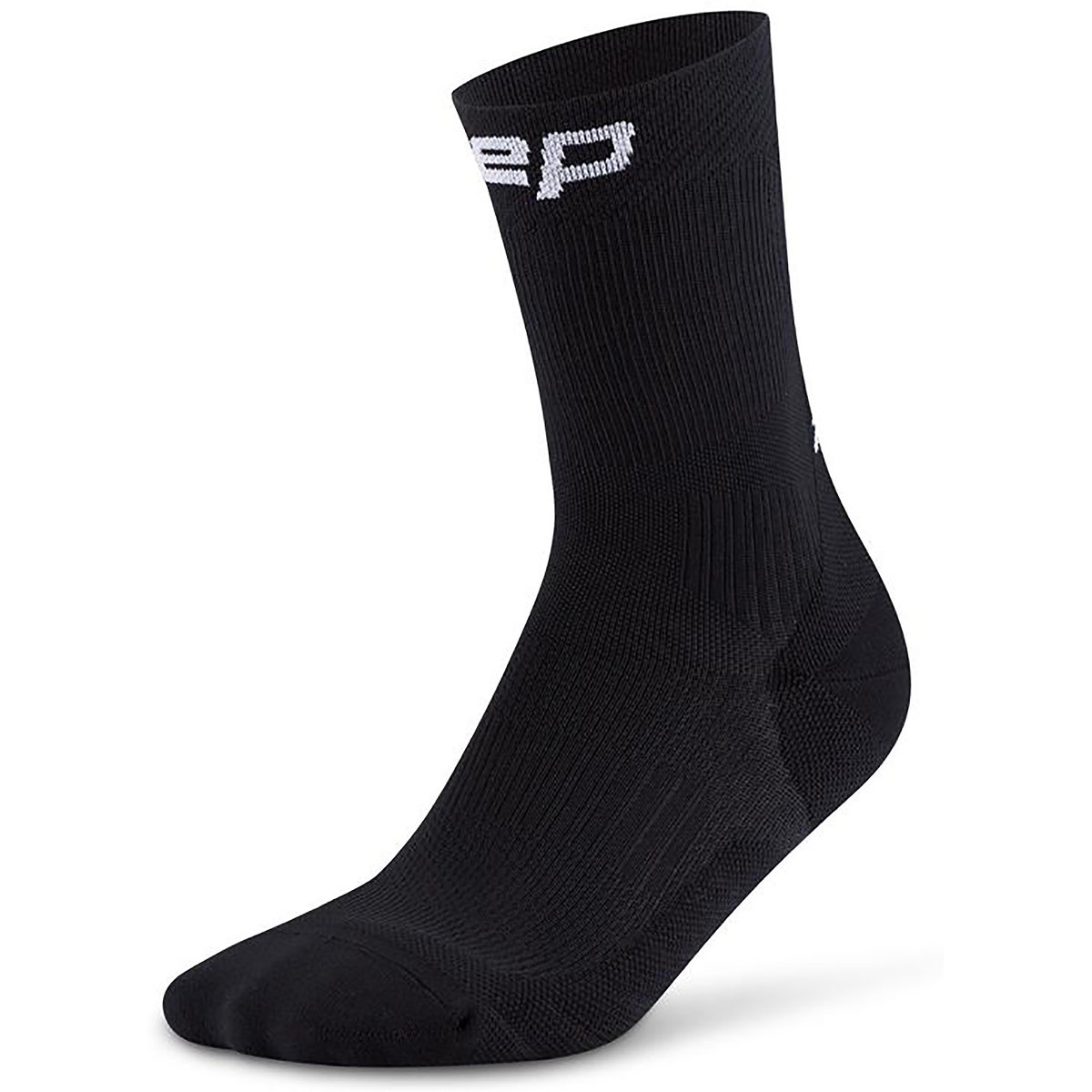 CEP run socks, mid cut, 5.0, m – BLACK