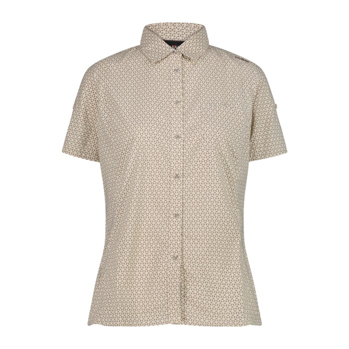 CMP WOMAN SHIRT – OFF WHITE-TOFFEE