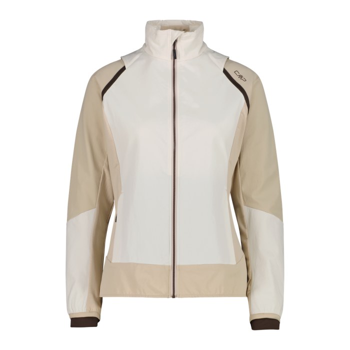 CMP WOMAN JACKET HYBRID WITH DETACHABLE SLEEVES – OFFWHITE