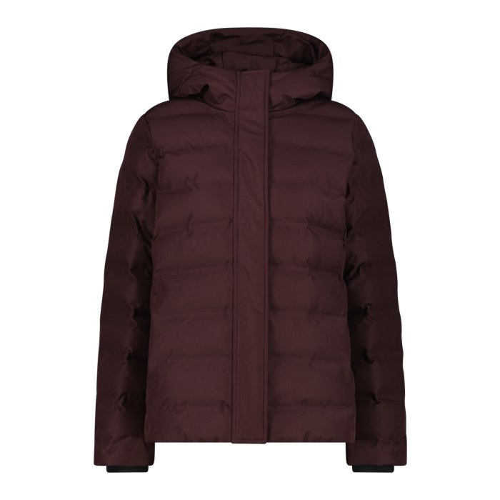 CMP WOMAN JACKET FIX HOOD – BLACK BERRY