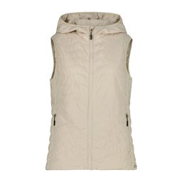 CMP WOMAN VEST FIX HOOD – CREAM