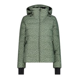 CMP WOMAN JACKET FIX HOOD – GREEN TEA-SALVIA