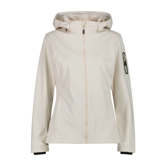 CMP WOMAN JACKET DET HOOD – OFFWHITE