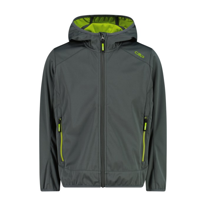 CMP KID JACKET FIXED HOOD – GREY